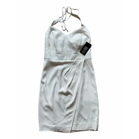 Etcetera White Halter Dress Size 8 NWT - Picture 1 of 11